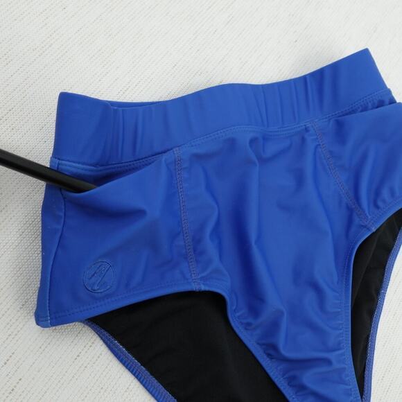 Bundle 2 Nani Bikini Bottom XS Blue-Orange High Waisted Modest Swimwear - Picture 7 of 16